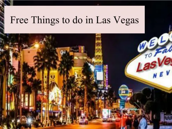 Free Things to do in Las Vegas