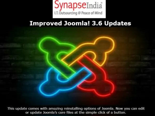 Improved Joomla! 3.6 Updates