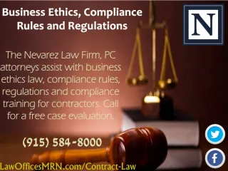 Business Ethics, Compliance Rules and Regulations - slide 1