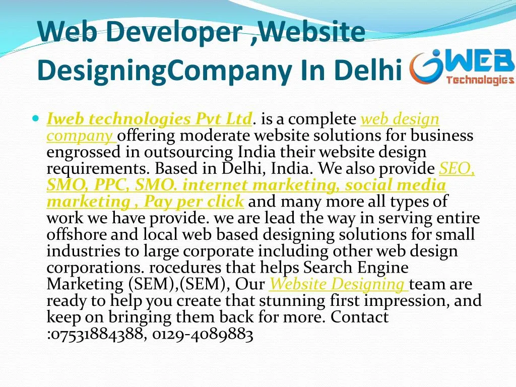 w eb developer website designingcompany in delhi