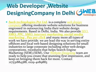 website designing - slide 1