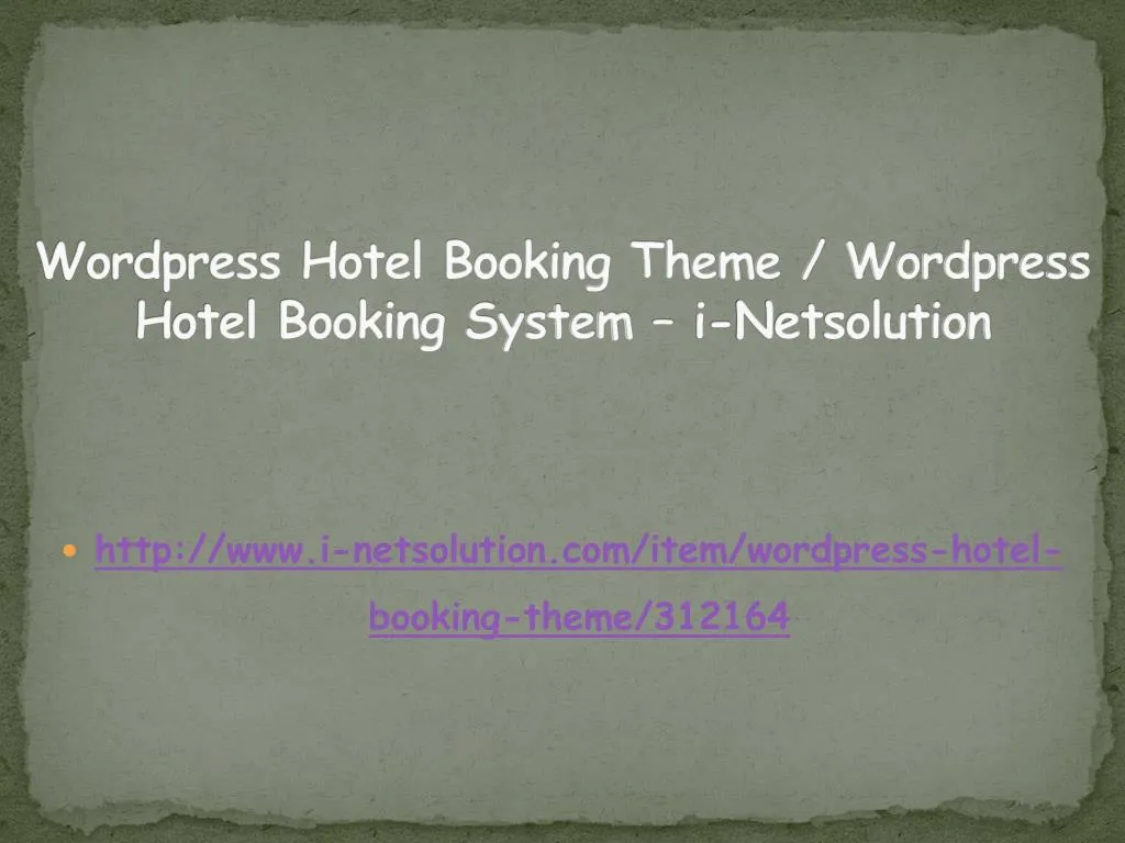 wordpress hotel booking theme wordpress hotel booking system i netsolution