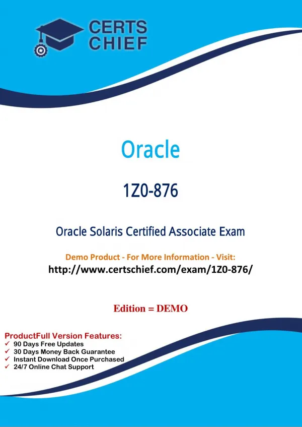 1Z0-876 Professional Certification