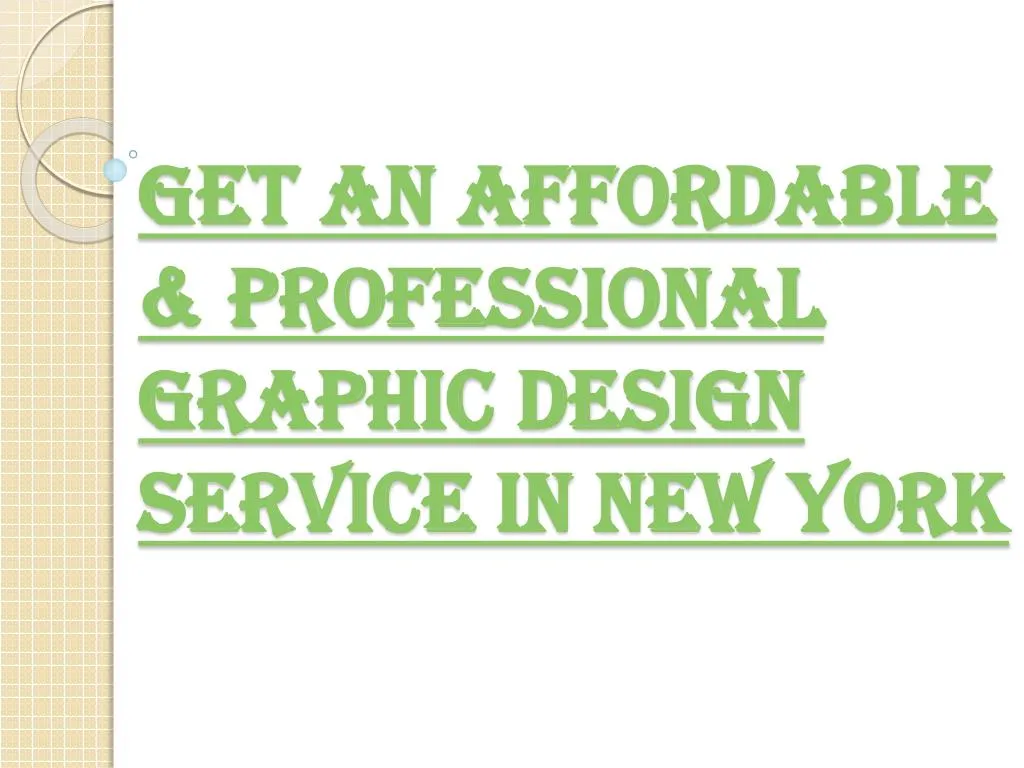 get an affordable professional graphic design service in new york