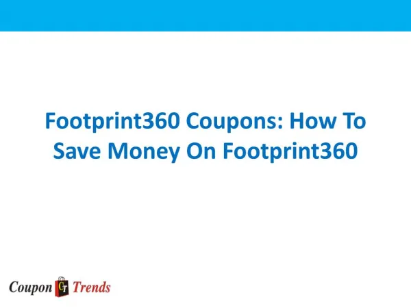 Footprint 360 Coupons For Online Footwears Shopping