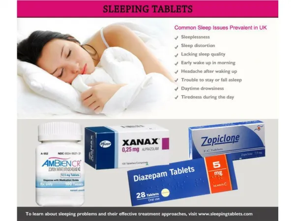 Buy Sleeping Tablets for Quick Solution Insomnia