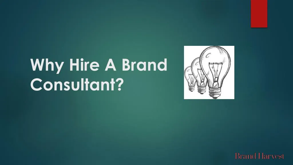 why hire a brand consultant