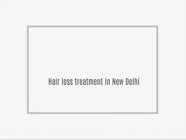 Bio FUE hair transplant in New Delhi