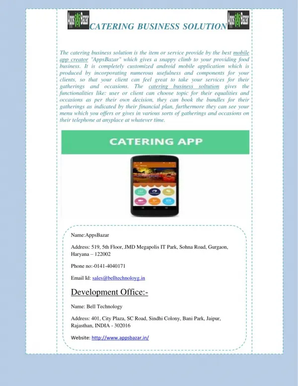 Grow Your Catering Business with Catering App