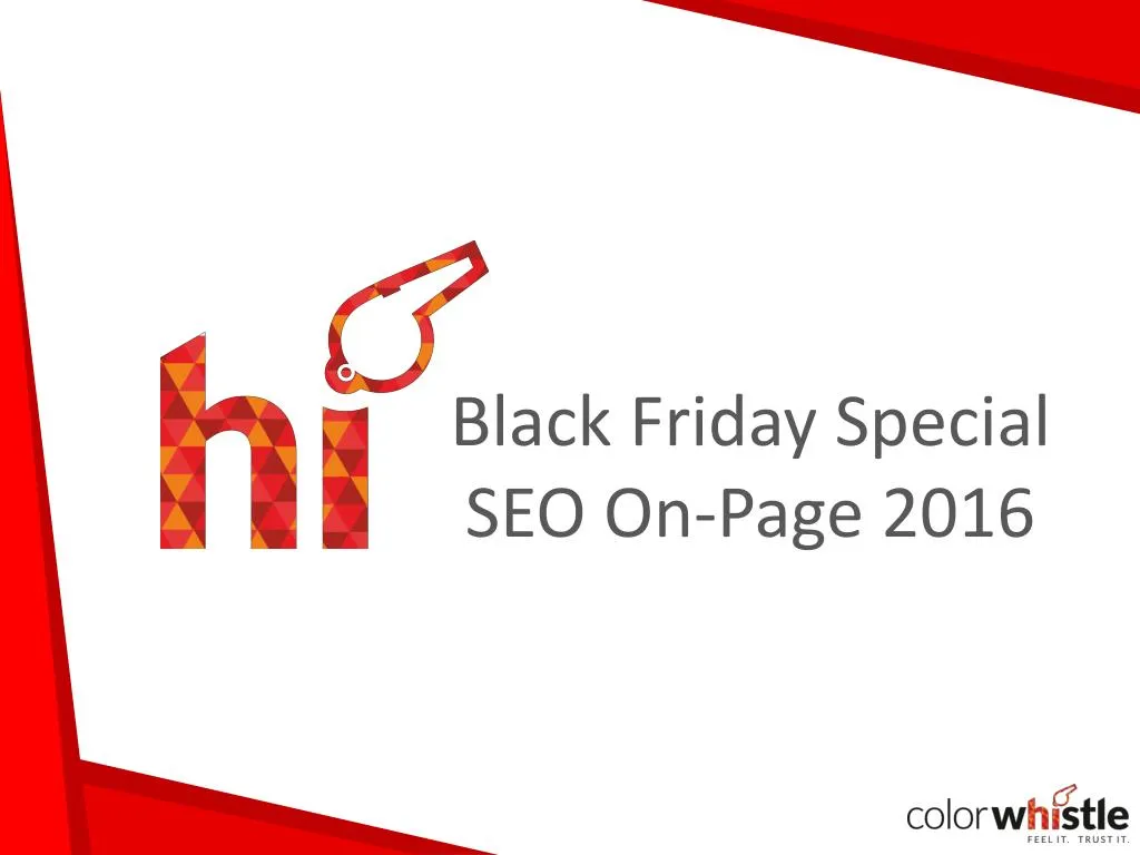black friday special seo on page 2016