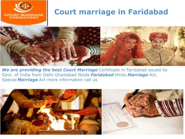 Court marriage in NCR