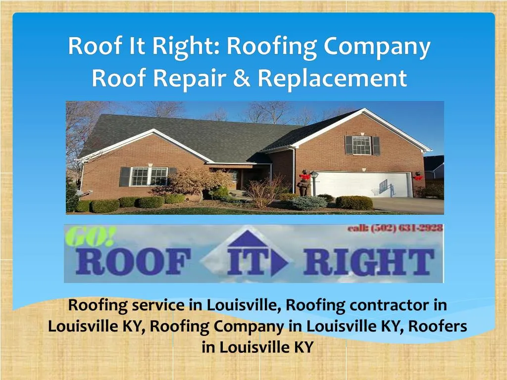 roof it right roofing company roof repair replacement