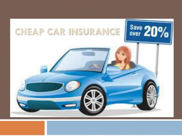 Get Cheap Car Insurance Rates