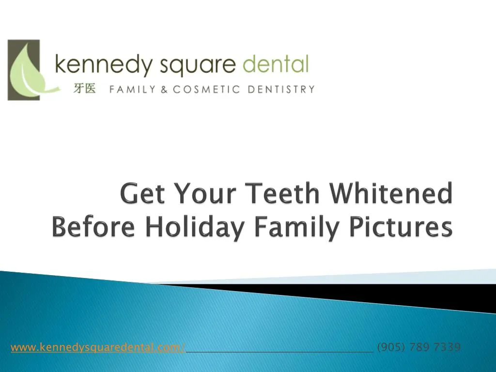 get your teeth whitened before holiday family pictures