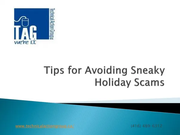 Tips for Avoiding Sneaky Holiday Scams