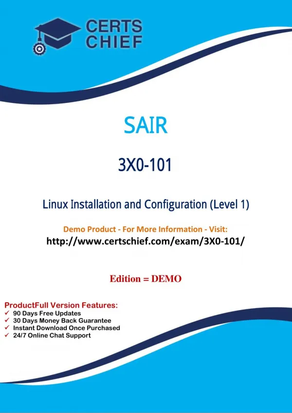 3X0-101 Latest Certification Practice Test
