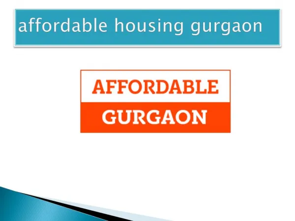 affordable homes in gurgaon