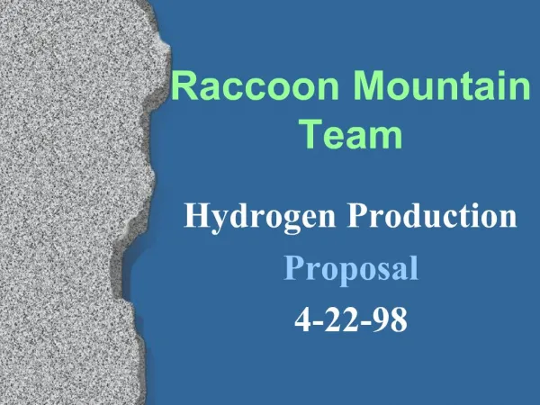 Raccoon Mountain Team