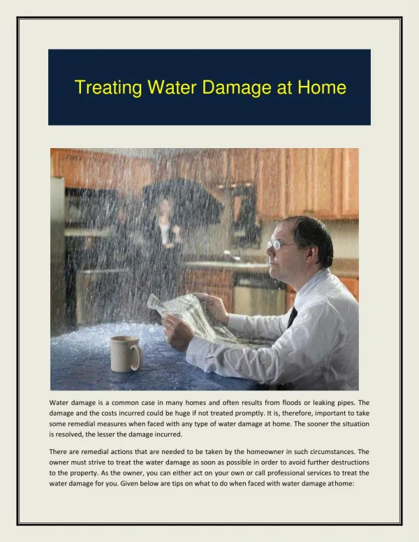 Westminster Water Damage