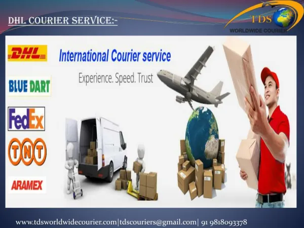 Dhl courier service : courier to canada, courier to usa, Delhi
