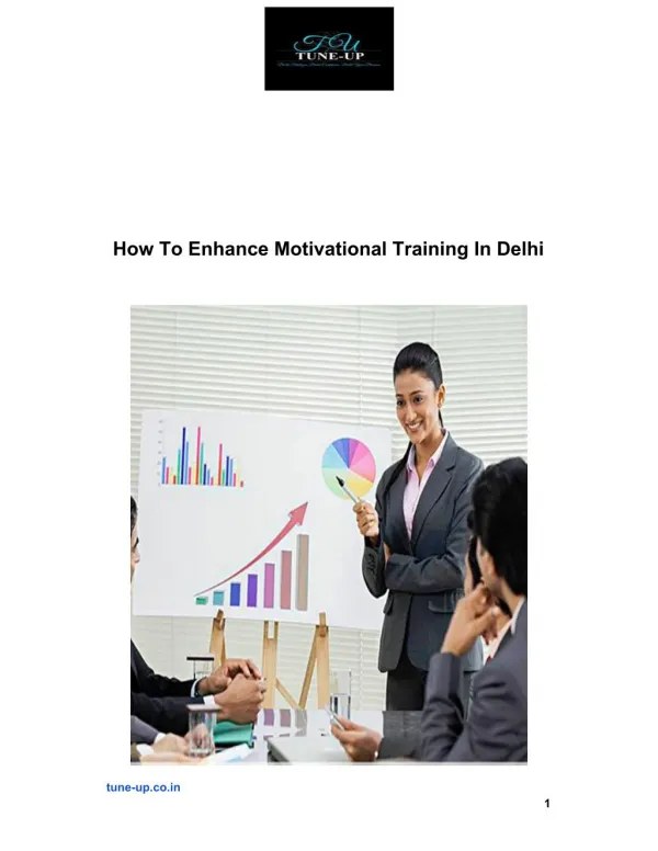How To Enhance Motivational Training In Delhi