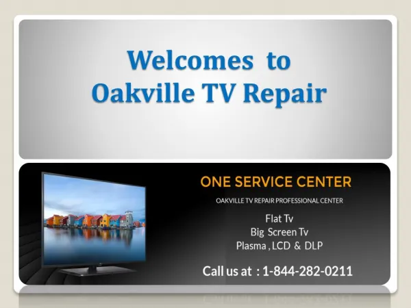 Get LG LED TV Repair Service in Oakville