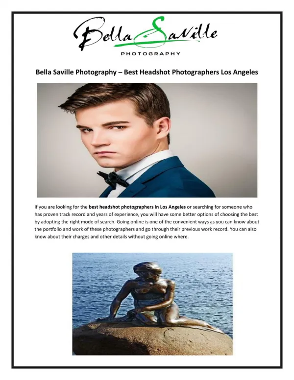 Bella Saville Photography – Best Headshot Photographers Los Angeles