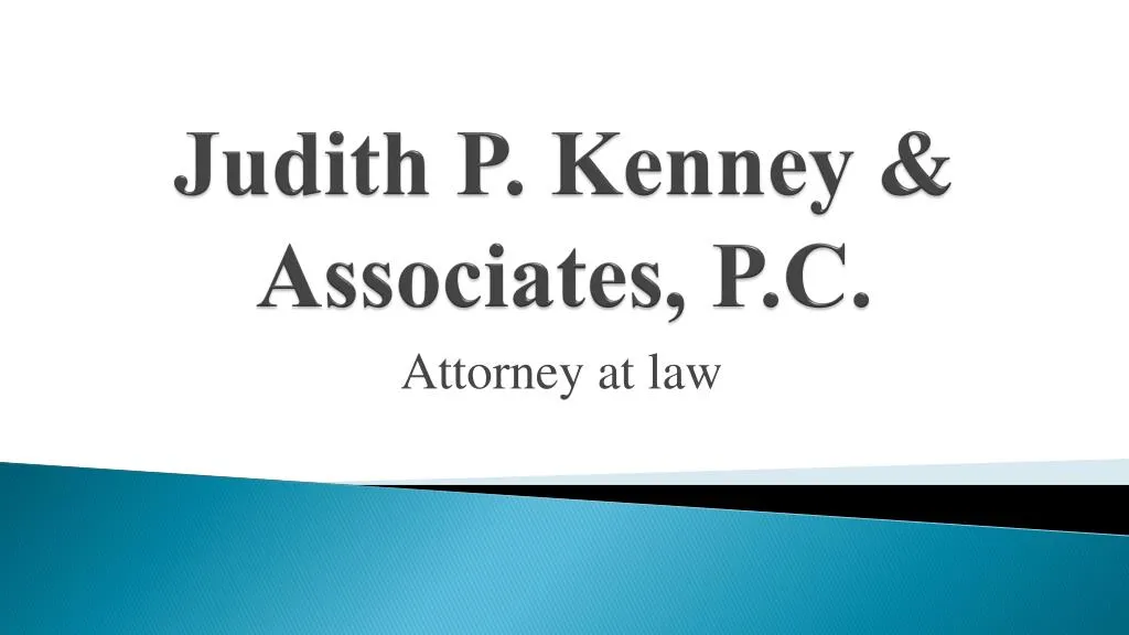 judith p kenney associates p c