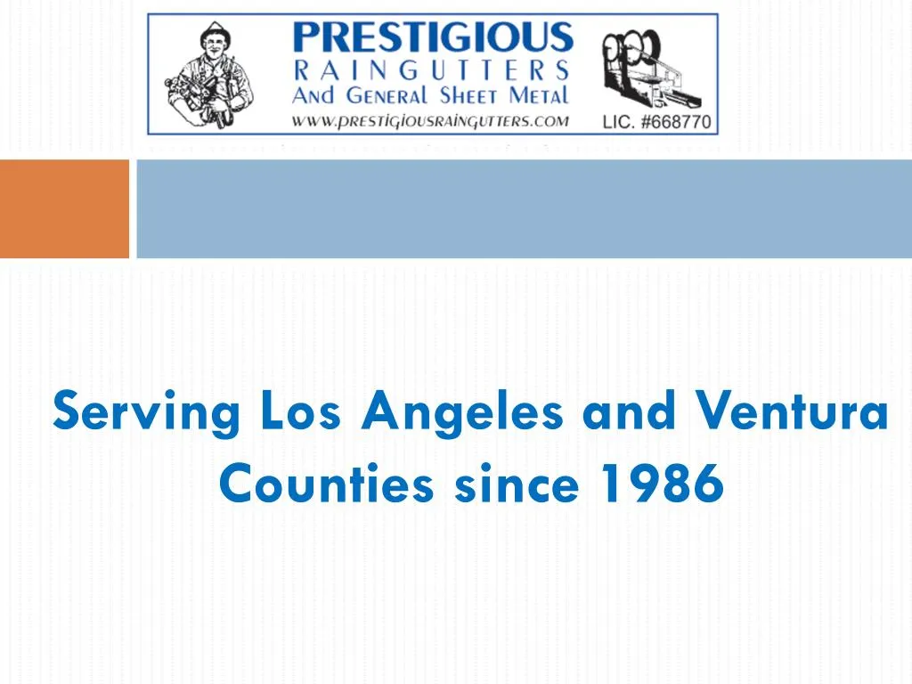 serving los angeles and ventura counties since 1986