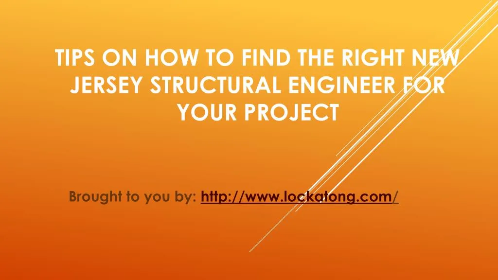 tips on how to find the right new jersey structural engineer for your project