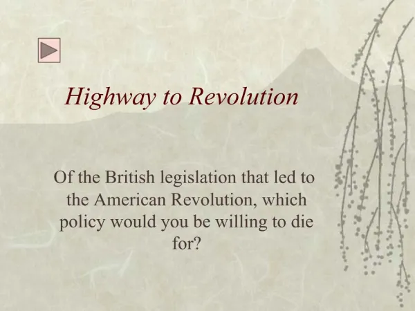 Highway to Revolution