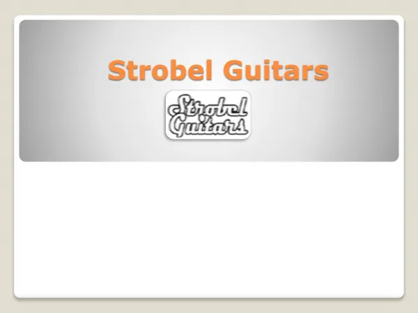 Travel Guitars Online - Strobel Guitars