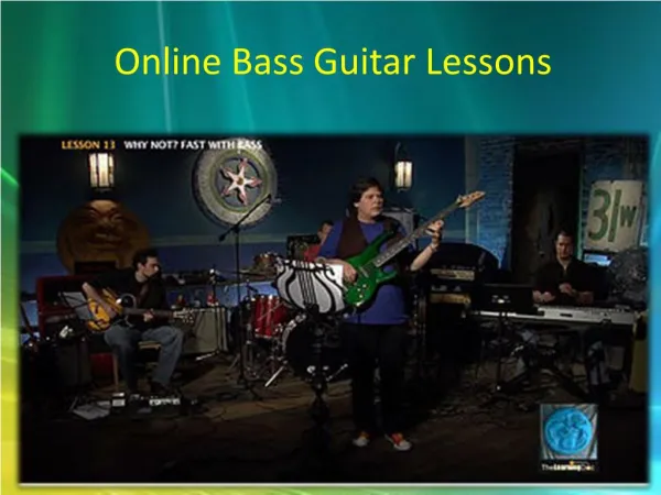 Online Bass Guitar Lessons