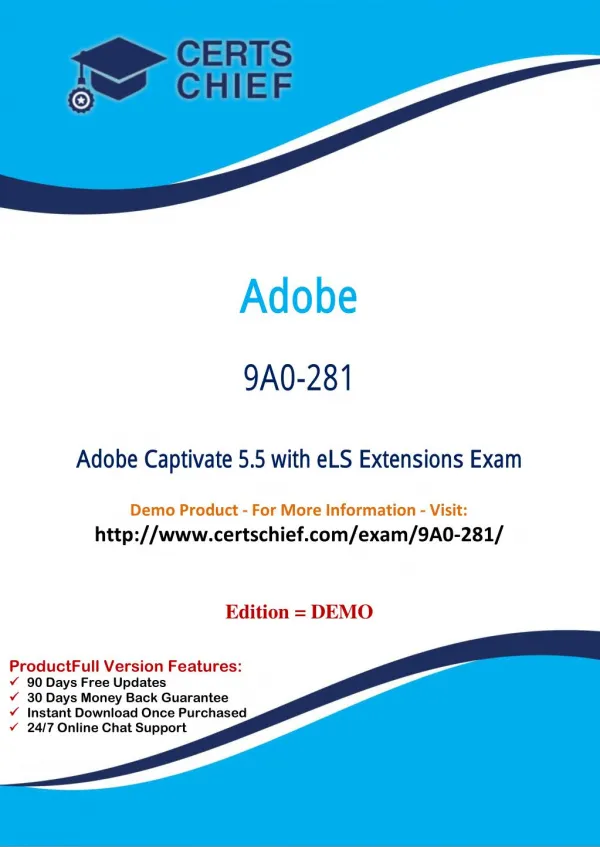9A0-281 Professional Certification Test