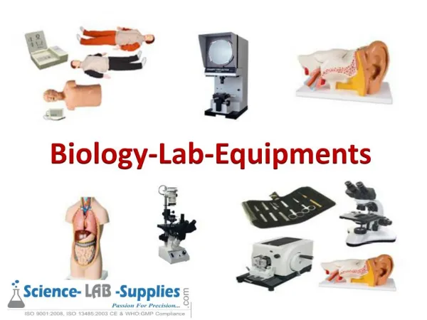 Educational Biology Lab Equipments Manufacturer