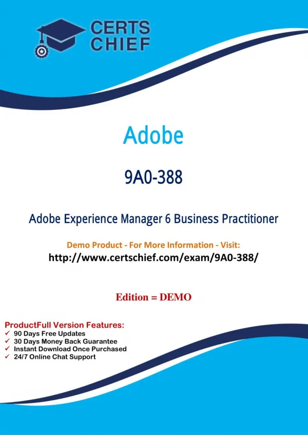 9A0-388 Professional Certification Test