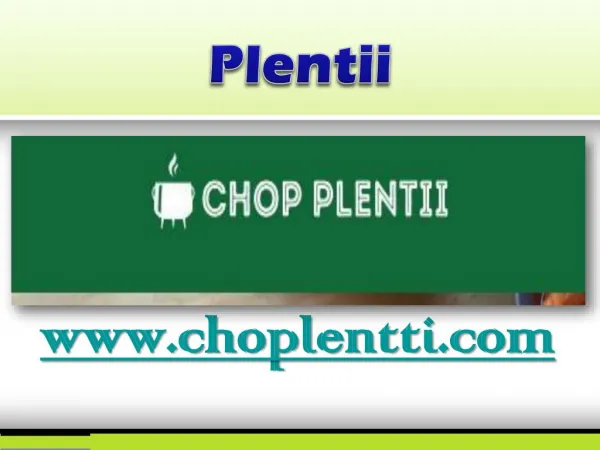 Plentii - www.choplentti.com