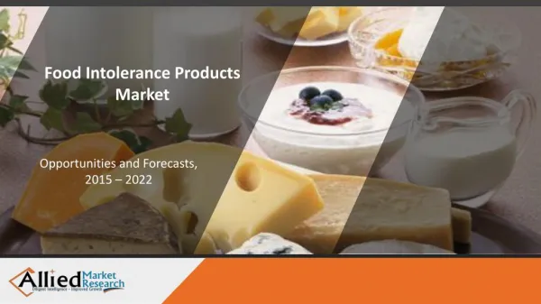 Food Intolerance Products Market By Type (Diabetic Food, Gluten-free Food, Lactose-free Food) & Region