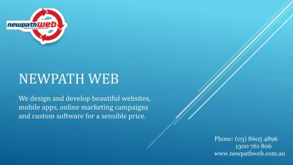 Social Media Marketing and Website Development Services Provided by Newpath WEB