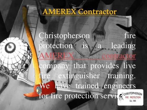 AMEREX Contractor