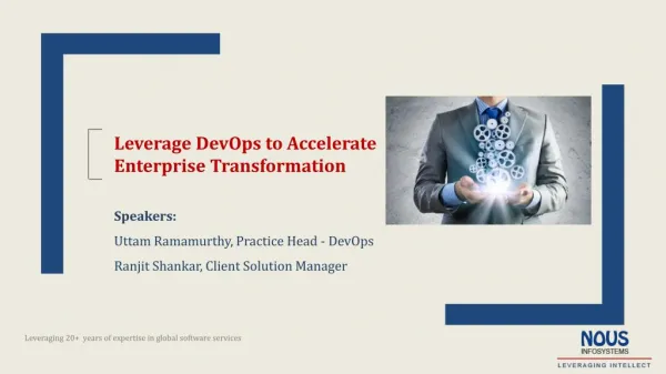 Webinar - Leverage DevOps to Accelerate Enterprise Transformation