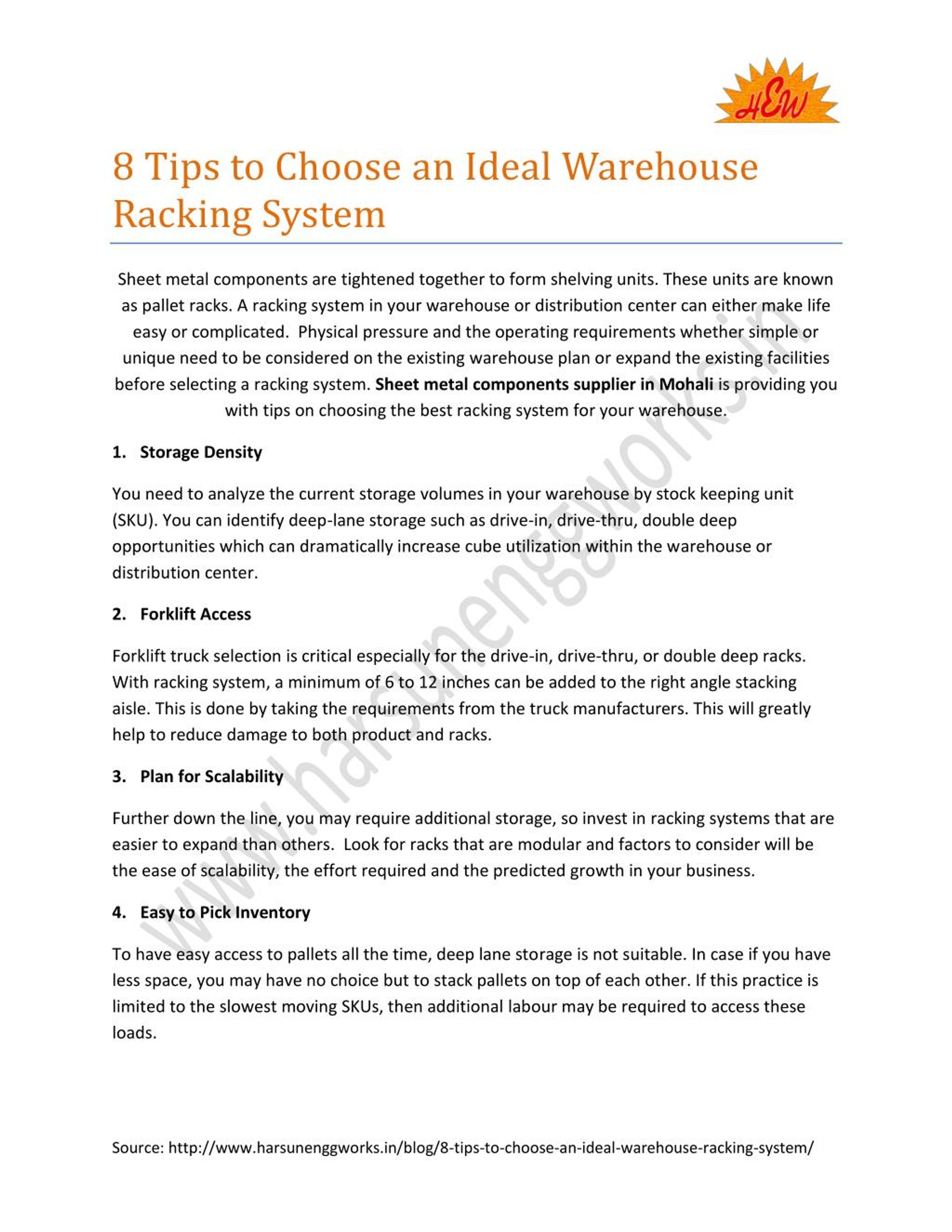 PPT - 8 Tips to Choose an Ideal Warehouse Racking System PowerPoint ...