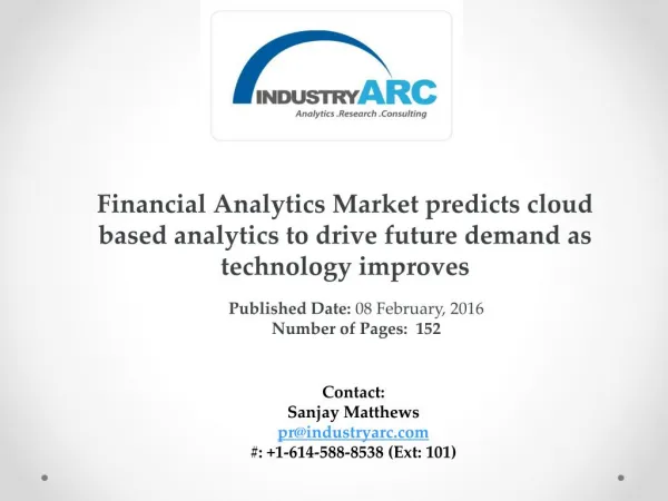 Financial Analytics Market: North America expected to continue market dominance till 2021