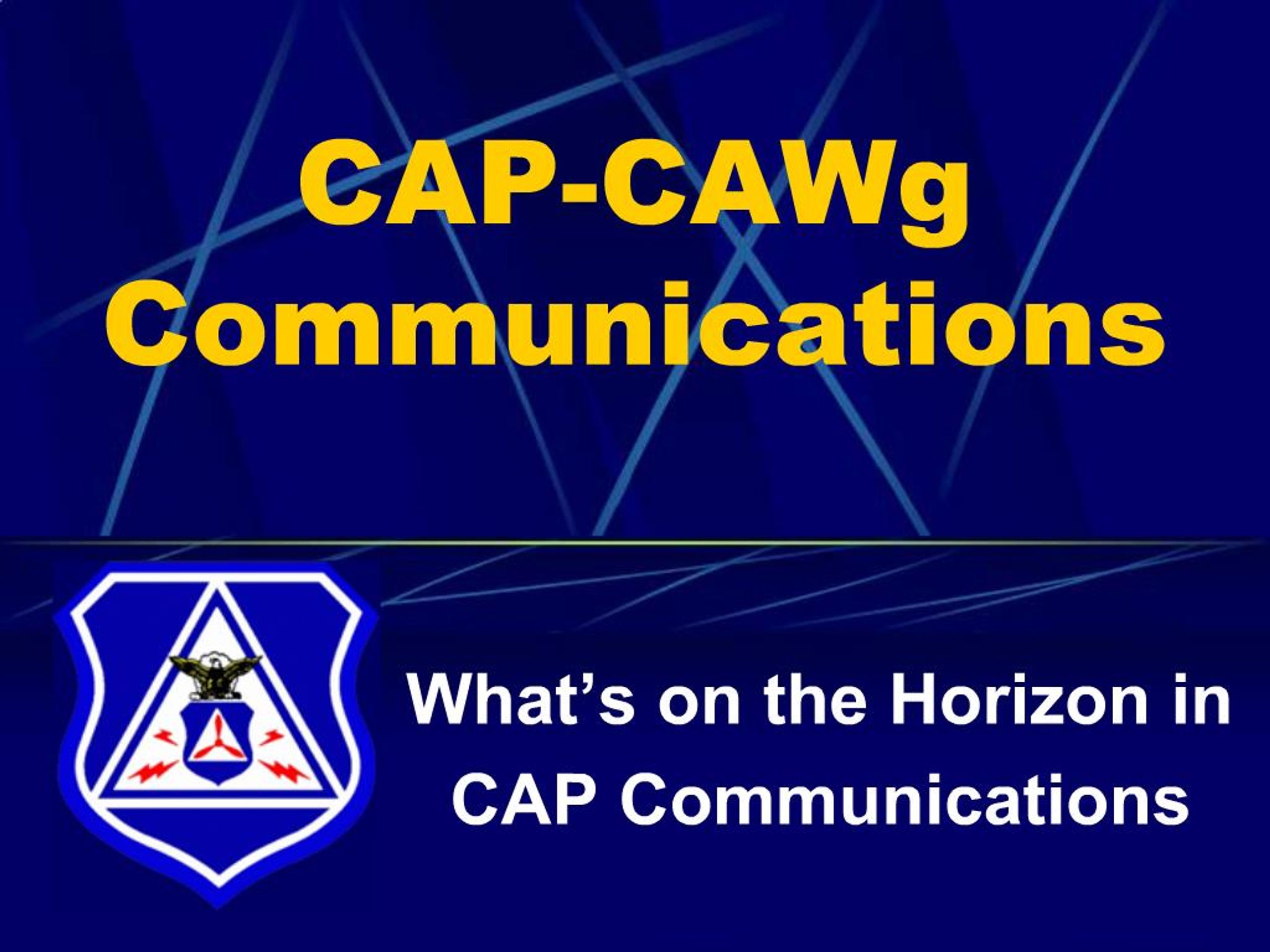 PPT - CAP-CAWg Communications PowerPoint Presentation, free download ...