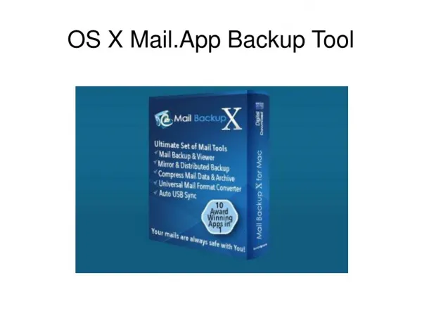 OS X Mail.App Backup Application from InventPure