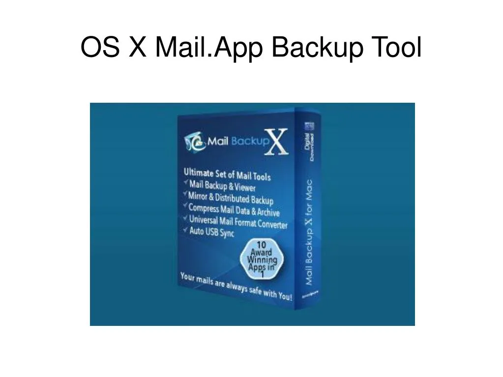 os x mail app backup tool