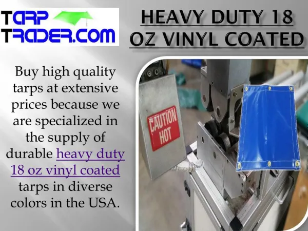 Buy Heavy Duty Vinyl Tarps