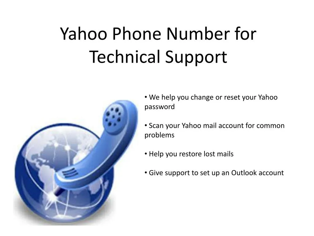 yahoo phone number for technical support
