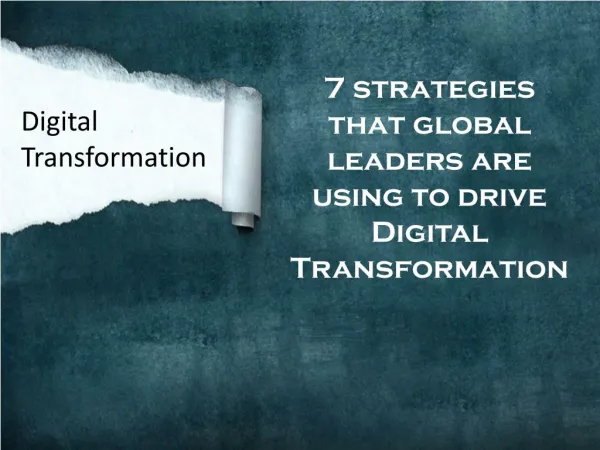 Digital Transformation Strategy