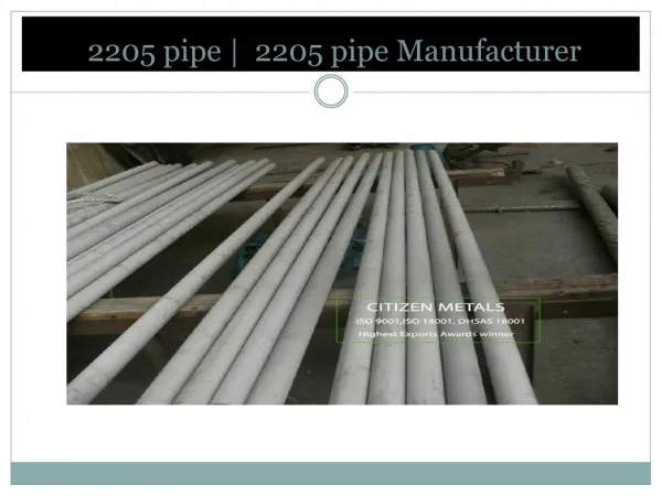 2205 pipe